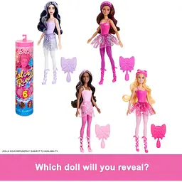 Лялька сюрприз Barbie Кольорове перевтілення Балерина в асортименті (HRK17) - мініатюра 4