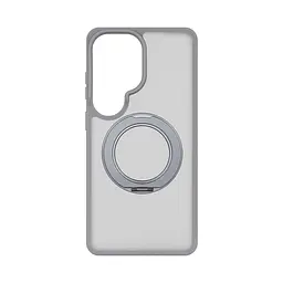 Противоударный чехол-панель для Samsung Galaxy S26 Ultra 5G, Unit Stand2, серый, силикон + поликарбонат, защита всего корпуса, с подставкой, поддержка магнитных держателей и беспроводной зарядки (MagSafe), ArmorStandart (ARM89565)