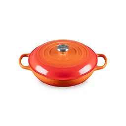 Каструля Le Creuset Signature Cast Iron Shallow Casserole 21180300902430 3.5 л 30 см оранжева - мініатюра 2