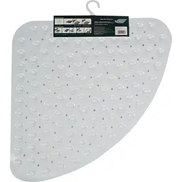 Килимок для душу трикутний Eco Fabric Сфери 72х51 см білий (7251-002) - мініатюра 4