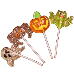 Льодяник на паличці Halloween Lollipop 4 різних дизайни, 1 шт