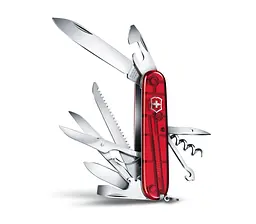 Ніж Victorinox Huntsman Transparent Red [1.3713.T] [68262] - мініатюра 3