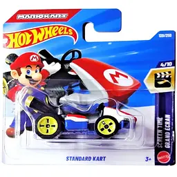 Базова машинка Hot Wheels Screen Time Grand Ecran Standard Kart різнобарвна (5785) JJJ83-N521