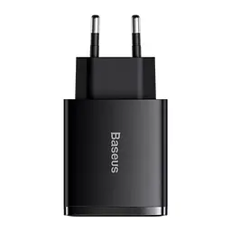 Адватер мережевий Baseus Compact Quick Charger |2USB/1Type-C, 30W/3A, PD/QC| (CCXJ-E02)