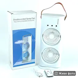 Вентилятор настільний зі зволожувачем від мережі Double-Ended Spray Fan - мініатюра 6