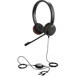 Навушники Jabra Evolve 30 II MS USB Type-C/Type-A Stereo Black (5399-823-369) - мініатюра 3