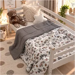Плед дитячий MirSon Silky Waffle Retro Boys' World 60х80 см (2200013893165) - мініатюра 8