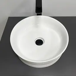 Умивальник VBI Larino white накладний VBI-012621, Білий - мініатюра 3