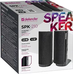 Акустична система DEFENDER SPK-210 black - мініатюра 3