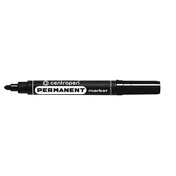 Маркер товстий чорний 8566 CENTROPEN