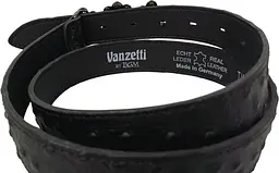 Жіночий шкіряний ремінь Vanzetti RMT221 під шкіру страуса 2,8 см Чорний - мініатюра 6