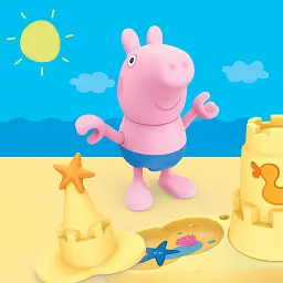 Ігровий набір Peppa Pig Figurines Три маленькі свинки на пляжі (G2833) - мініатюра 6
