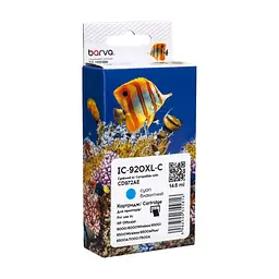 Картридж Barva HP 920XL (CD972AE) 980 c, Cyan (IC-920XL-C)