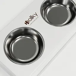 Hollky Base XL20 — миски на підставці для великих собак (2 × 1,8 л) - мініатюра 5