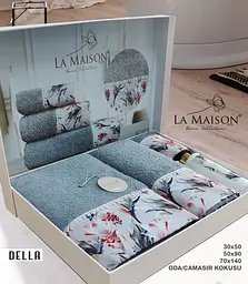 Подарунковий набір рушників з парфумом Della Irmak La Maison pbe0051116 - мініатюра 4