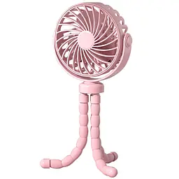 Портативний вентилятор Q2 Octopus 500mAh Pink