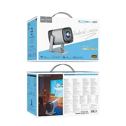 Проектор HOCO Smart electric focus projector DT7 (1080P Android version) |2.4G/5G, 1/32GB, AUX/USB/HDMI| - мініатюра 2