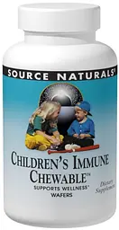 Мультивітаміни Source Naturals Зміцнення імунітету для дітей Children's Immune Chewable 30 жув цукерок
