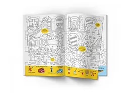 Книга "Віммельбух-розмальовка. Професії" (укр) - мініатюра 2