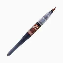 Ручка-пензель з чорнилом Sennelier Ink Brush, Умбра натуральна (Raw umber)
