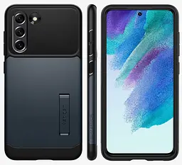 Чохол із підставкою Spigen Slim Armor ACS03152 для Samsung Galaxy S21 FE (6.4") Slate - мініатюра 5
