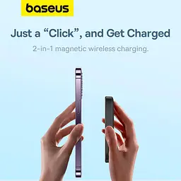 Павербанк Baseus Magnetic Wireless Mini Air Black 6 000 mAh / 20 Вт (P10059002113-00) - мініатюра 10
