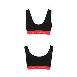Спортивний топ на широких бретелях Passion PS003 TOP M, black - мініатюра 5