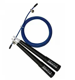Скакалка швидкісна Power System PS-4033 Crossfit Jump Rope Blue 2,8 м (PS-4033_Black-Blue) - мініатюра 2