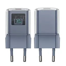 МЗП Acefast A53 Sparkling series PD30W GaN (USB-C) Mica gray - мініатюра 2