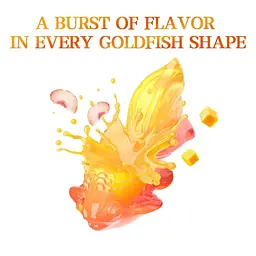 Жувальні цукерки Amos 4D Fruit Gummies Lucky Fish Peach Mango Flavour 112г - мініатюра 2