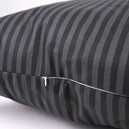 Набір MirSon №1087 Сolor Fun Line Stripe Black Bamboo 220 х 240 см чорний (2200010881028) - мініатюра 5
