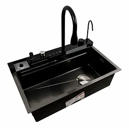 Кухонна мийка Platinum HANDMADE 75*45М (SP000041326) - мініатюра 4