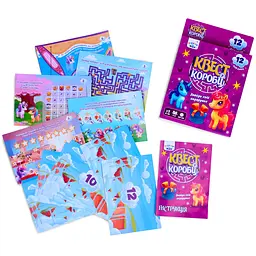 Гра настільна Квест у коробці. Єдиноріжки Vladi Toys VT5902-01 Різнокольоровий shop (4820234765775) - мініатюра 2