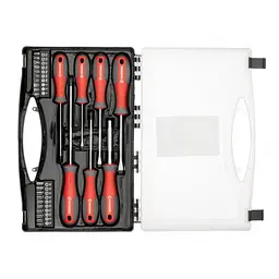 Набір викруток з комплектом насадок 27 шт в чорному кейсі INTERTOOL