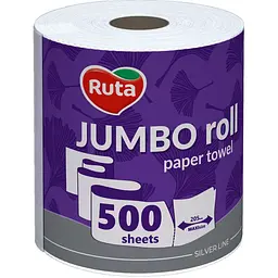 Рушник паперовий Ruta Jumbo 2 шари 1 рулон