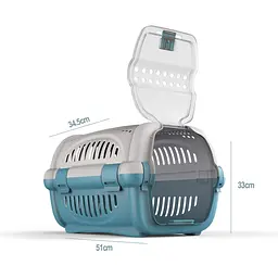 Переноска для собак та котів Georplast Rhino, 51×34,5×33 см, в асортименті - мініатюра 5