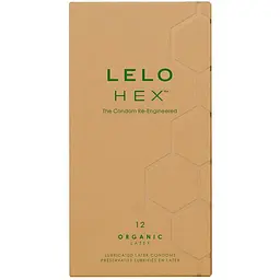 Презервативи Lelo HEX Condoms Organic 12 Pack - мініатюра 2