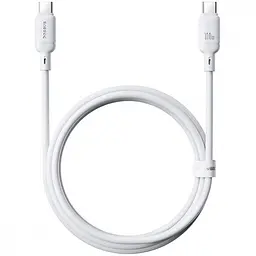 Кабель Baseus Silky Series Fast Charging Type-C to Type-C 100W (1m) white (P10377704213-00) - мініатюра 3