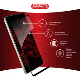 Скло захисне Intaleo Full Glue Realme C63 Black (1283126594977) - мініатюра 4