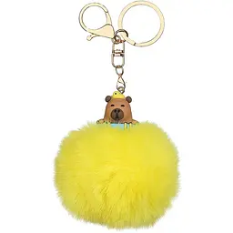 Брелок ZiBi PomPom Capybara хутро (ZB.706702) - мініатюра 3