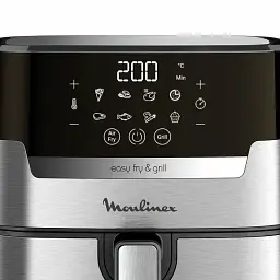 Аерогриль Moulinex EasyFry & Grill Digital 1550 Вт сірий (EZ505D10) - мініатюра 2
