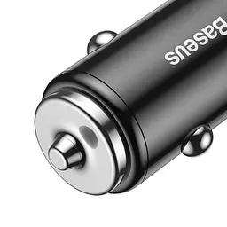 Автомобільний зарядний пристрій Baseus Small Screw 2USB 3.4A CAXLD-C01 Black - мініатюра 4