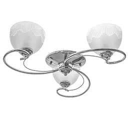 Люстра стельова Brille в спальню E27 60W CH (LK-593C/3)