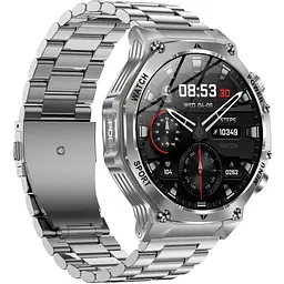 Смарт-годинник Uwatch Smart Surf X Pro Steel 2 ремінці сріблястий (3382) - мініатюра 4