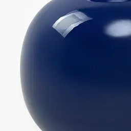 Ваза MBM HOME Елізіум залізна глибокий синій - золотий 230х230х210 мм (VB-05 DEEP BLUE/GOLD) - мініатюра 3