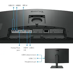 Монітор BenQ 27` PD2706U (9H.LLJLB.QEE) [147885] - мініатюра 9