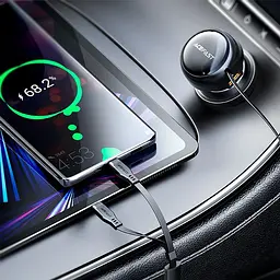 Автозарядка Acefast 3xUSB 53W (2xUSB-C+USB-A) + cable USB-C 2in1 B13 (6974316282921) - мініатюра 2