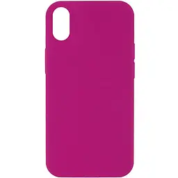 Чохол Silk Full Protective (AA) NO LOGO для Apple iPhone XR (6.1") Малиновий / Dragon Fruit