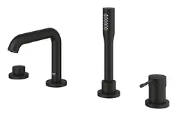 Змішувач для ванни на 4 отвори Grohe Essence 25251KF1 Чорний матовий - мініатюра 4