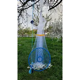 Рибальська сітка для ловлі риби FISH NET 0240 2.5 м кільце 45 см зручна та компактна модель - мініатюра 9
